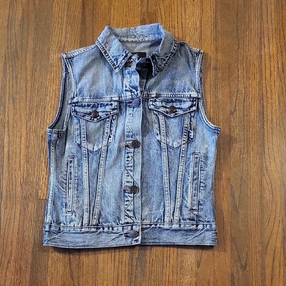J. Crew Indigo Denim Top